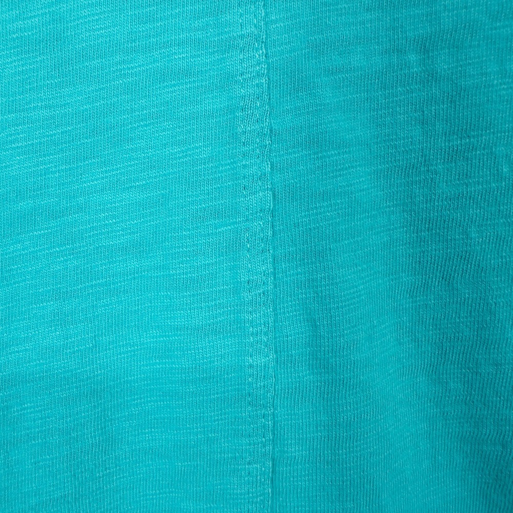 J Jill Cotton Slub Knit Ribbed T Shirt Dress Large Casual Coastal Beach Lounge - Picture 7 of 12